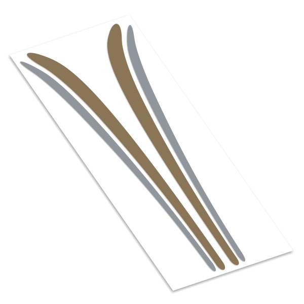 Pyramid Plastics Pyramid decal | gold & silver | kawasaki z 900 rs 2017>current
